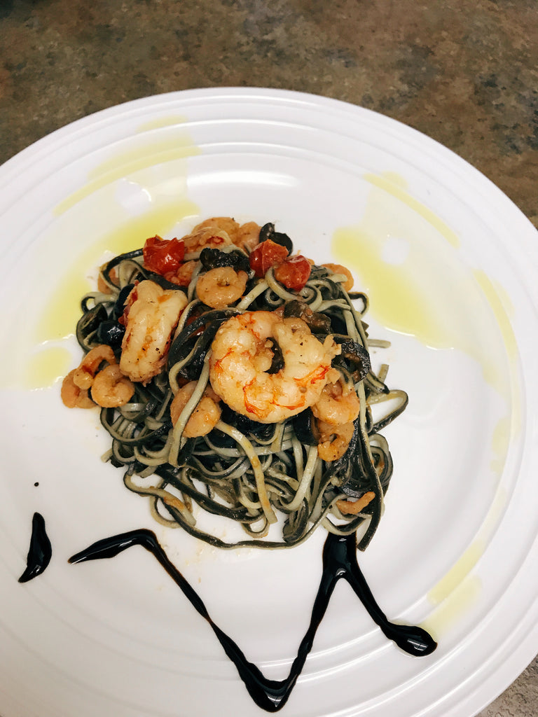 Amorini With Datterino Tomatoes And Shrimps