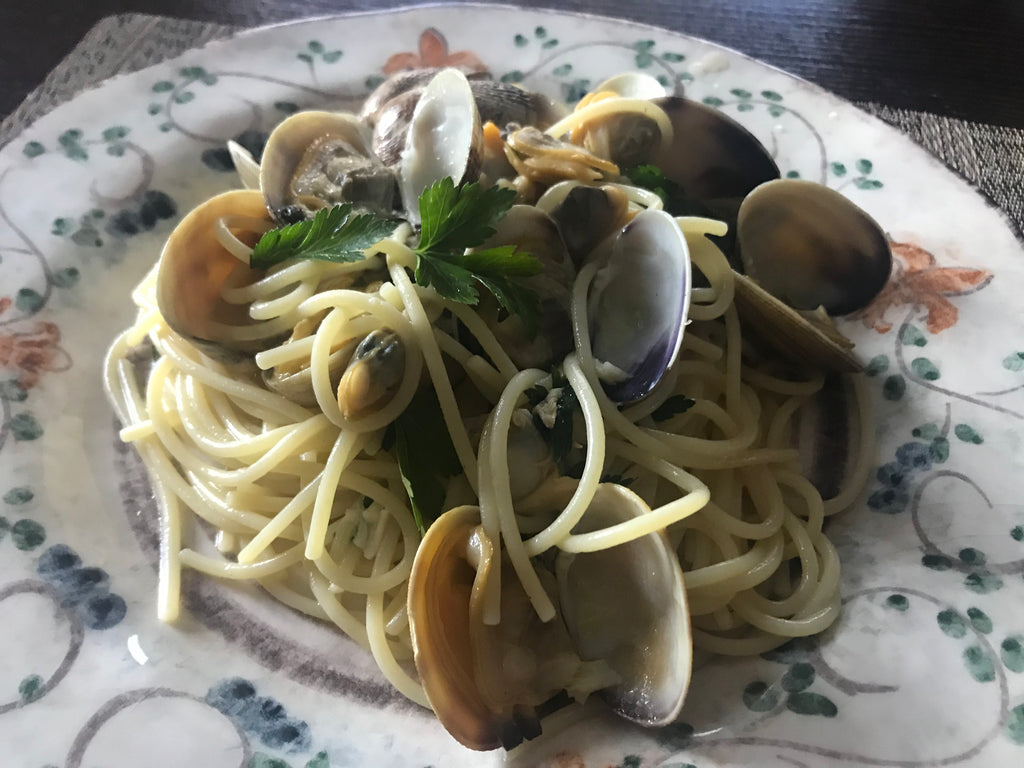 Spaghetti with clams