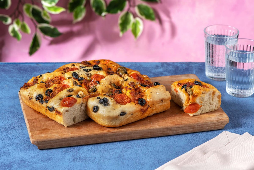OLIVE & SUN DRIED TOMATO FOCACCIA
